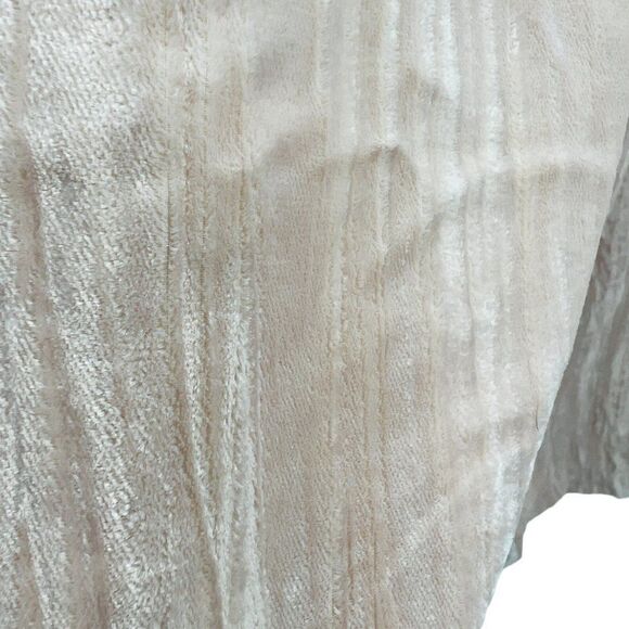 New NWT Marc New York Champagne Velvet Velour Wide Leg Pants Size Large - Picture 10 of 16